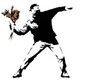Le lanceur de fleur - Banksy